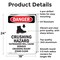 Signmission Safety Culture Sign, 18 in Width, Aluminum, Rectangle OS-2PACK-DS-A-1824-V-1868 - alternate 6